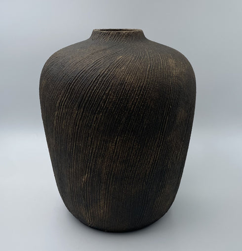 Borea, Vase, dia32,5xH40cm, Brown